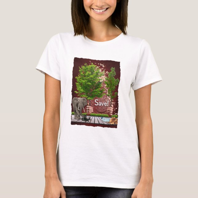 Camiseta Save the Planet (Frente)