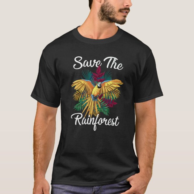 Camiseta Save The Rainforest Nature Environmentalist   (Frente)