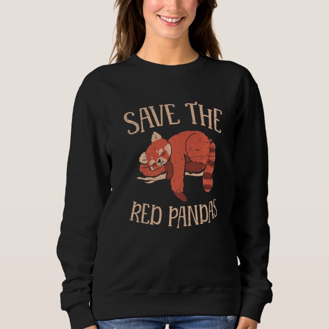 Camiseta Save The Red Pandas for a Bamboo Tree Species (Frente)