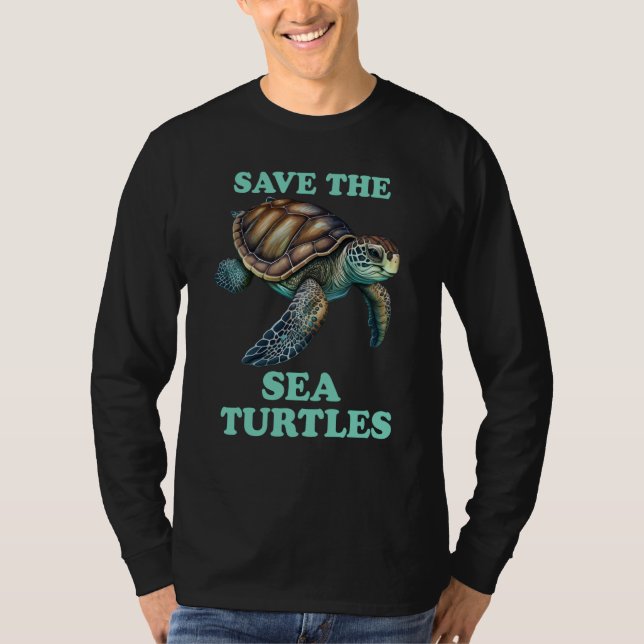 Camiseta Save The Sea Turtle (Frente)