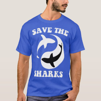 Camiseta Save the Sharks Species Protection Shark diver 