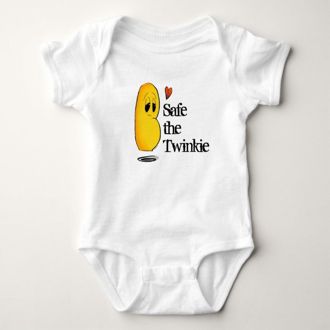 Camiseta "Save the Twinkie" para Bebês por Favor (Frente)