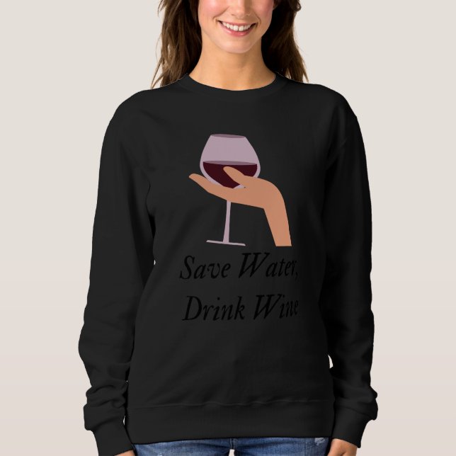 Camiseta Save Water Drink Wine The Ultimate Wine Inspired (Frente)