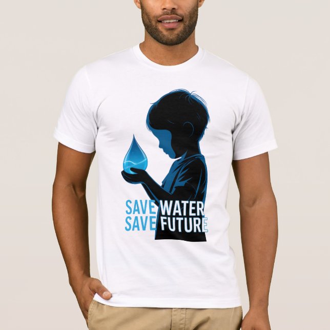 Camiseta Save Water Save Future (Frente)