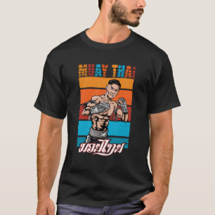 Camiseta Sawadee Thai Traditional Sak Yant Thai Twin Tiger