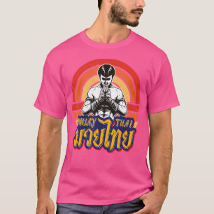 Camiseta Sawadee Thai Traditional Sak Yant Thai Twin Tiger