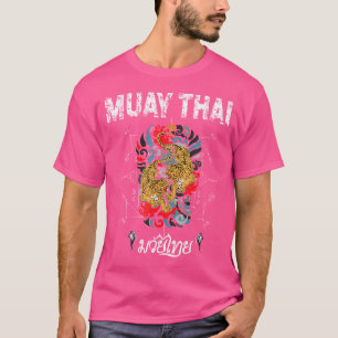 Camiseta Sawadee Thai Traditional Sak Yant Thai Twin Tiger