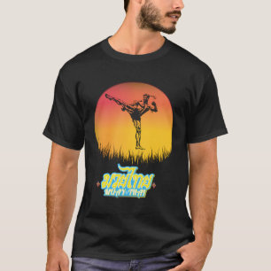 Camiseta Sawadee Thai Traditional Sak Yant Thai Twin Tiger