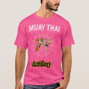 Camiseta Sawadee Thai Traditional Sak Yant Thai Twin Tiger