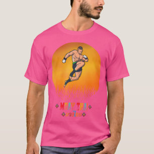 Camiseta Sawadee Thai Traditional Sak Yant Thai Twin Tiger