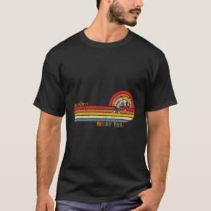 Camiseta Sawadee Thai Traditional Sak Yant Thai Twin Tiger