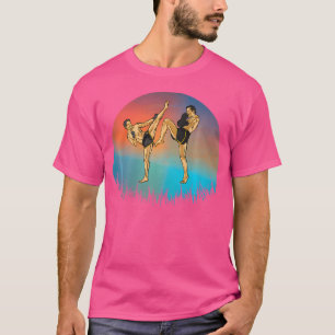 Camiseta Sawadee Thai Traditional Sak Yant Thai Twin Tiger
