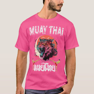 Camiseta Sawadee Thai Traditional Sak Yant Thai Twin Tiger