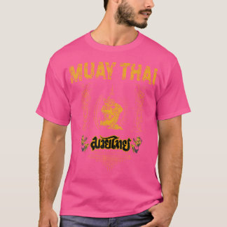 Camiseta Sawadee Thai Traditional Sak Yant Thai Twin Tiger