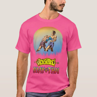 Camiseta Sawadee Thai Traditional Sak Yant Thai Twin Tiger