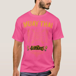 Camiseta Sawadee Thai Traditional Sak Yant Thai Twin Tiger
