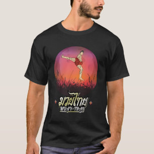 Camiseta Sawadee Thai Traditional Sak Yant Thai Twin Tiger
