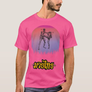 Camiseta Sawadee Thai Traditional Sak Yant Thai Twin Tiger