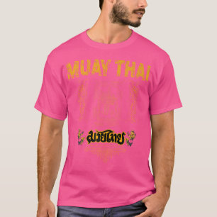 Camiseta Sawadee Thai Traditional Sak Yant Thai Twin Tiger