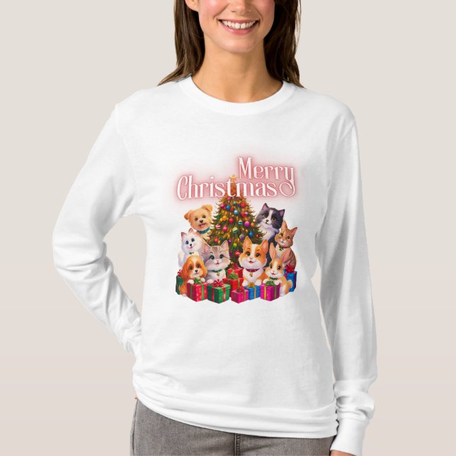 Camiseta Saws & Claus Natal Cheer (Frente)