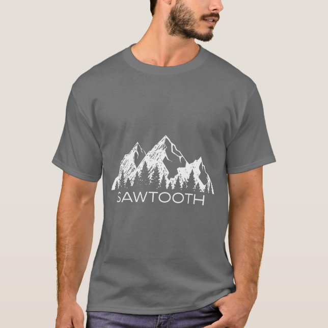 Camiseta Sawtooth National Forest Idaho Gift Sawtooth (Frente)