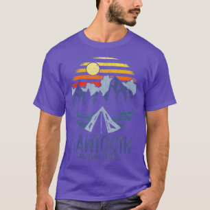 Camiseta Sawtooth National Forest Idaho Rocky Mounts ID