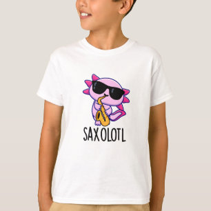 Camiseta Sax-olotl Piadas engraçadas de Saxofone