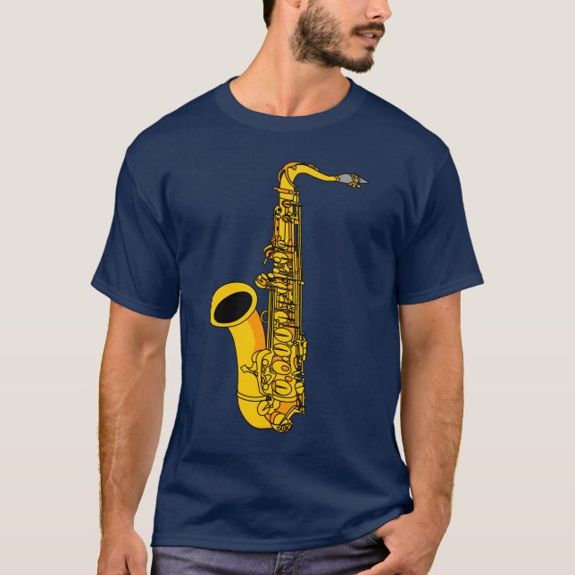 Camiseta saxofone (Frente)