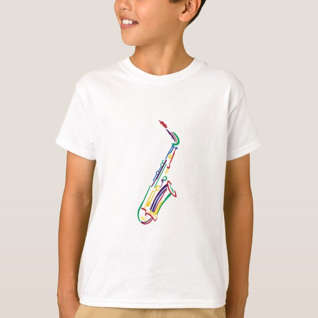 Camiseta Saxofone (Frente)