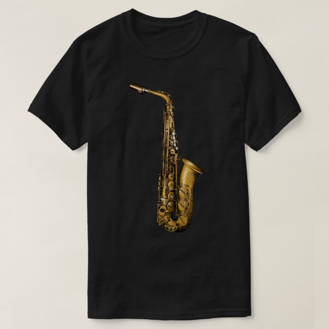 Camiseta saxofone Alto (Frente do Design)