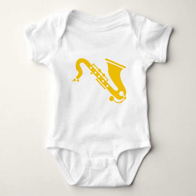 Camiseta Saxofone - Amber (Frente)