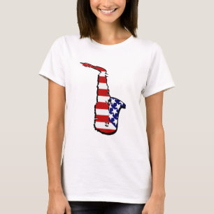 Camiseta Saxofone americana
