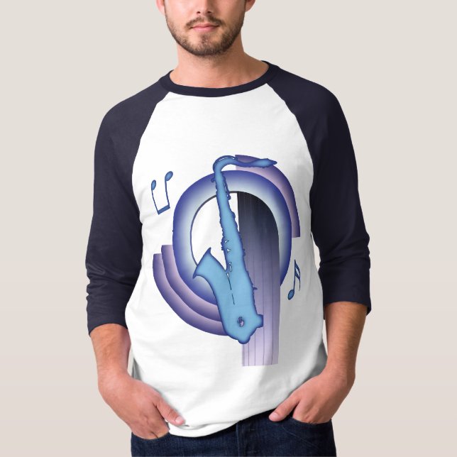 Camiseta Saxofone Deco2 (Frente)