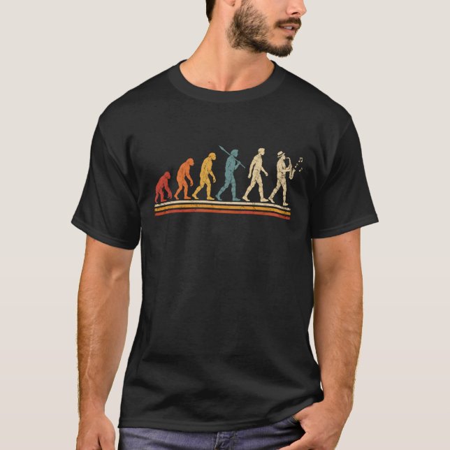 Camiseta Saxofone Engraçado (Frente)