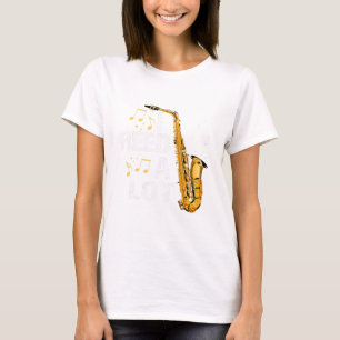 Camiseta Saxofone engraçado