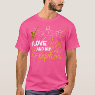 Camiseta Saxofone Jesus Faith Christian Adoro Jesus e M