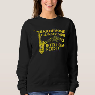 Camiseta Saxofone O Instrumento Para Pessoas Inteligentes S
