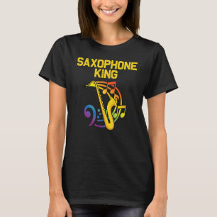 Camiseta Saxofone para o instrumento de educação de Pai mas