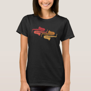 Camiseta Saxofone Player Music Jazz Tenor 4