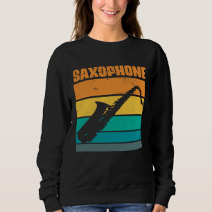 Camiseta Saxofone Retro Instrumento Musical Vintage Saxofon
