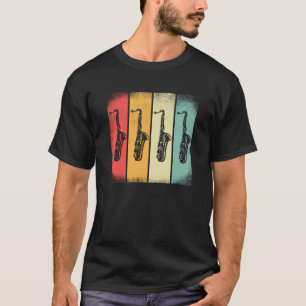 Camiseta Saxofone Saxofonista Música Jazz Tenor