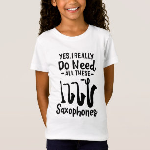 Camiseta Saxofone - Tipos Saxofone