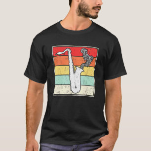 Camiseta Saxofonista venenoso de música saxofônica
