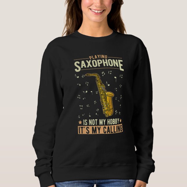 Camiseta Saxophone Hobby Saxophone Player Saxophonist  2 (Frente)