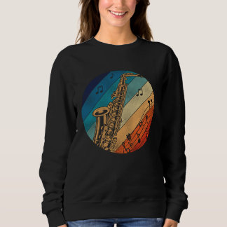 Camiseta Saxophone Retro Vintage  1