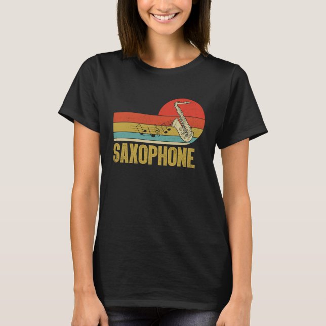 Camiseta Saxophone Saxaphone Player Music Jazz Tenor  2 (Frente)