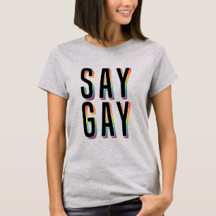 Camiseta SAY GAY