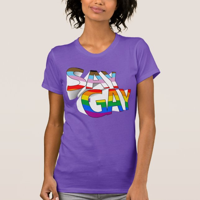 Camiseta SAY GAY (Frente)