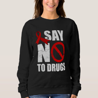 Camiseta Say No To Drugs Support Red Ribbon Awareness Week