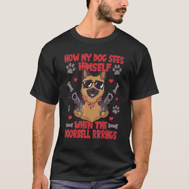 Camiseta Saying For Women Men Dog Mom And German Shepard Da (Frente)